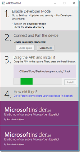 Win10AndroidAppArloInstall Win10AndroidAppArloInstall