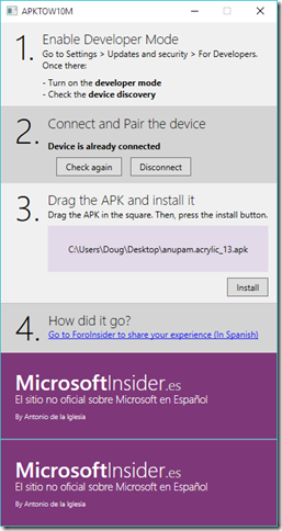 Win10AndroidAppArlo Win10AndroidAppArlo